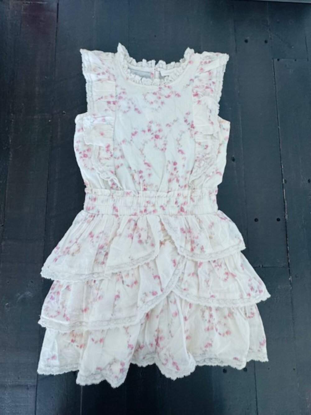 NWOT Loveshackfancy Girls Blooming Floral Decker Dress Size - 8/9Y